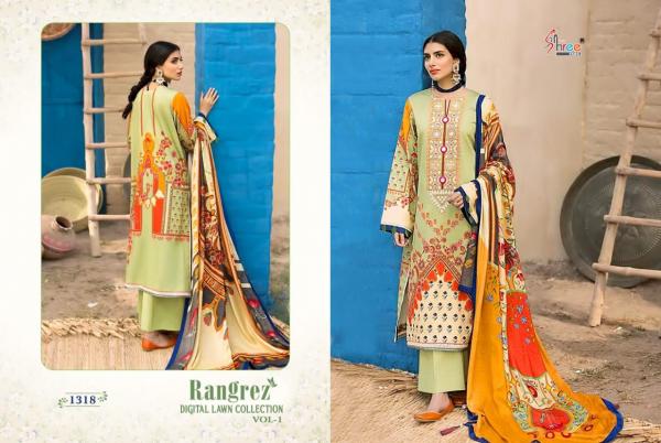 Shree Rangrez Digital Lawn Digital Collection 1 Pakistani Salwar Suits